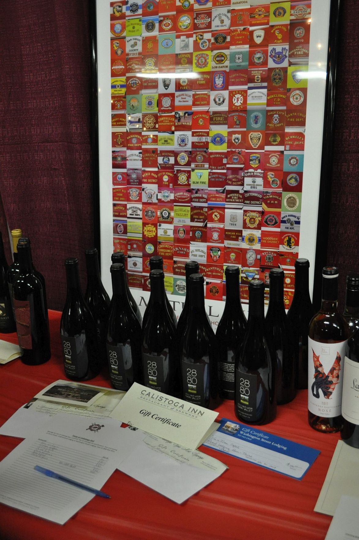 Calistoga Firefighter's Bingo